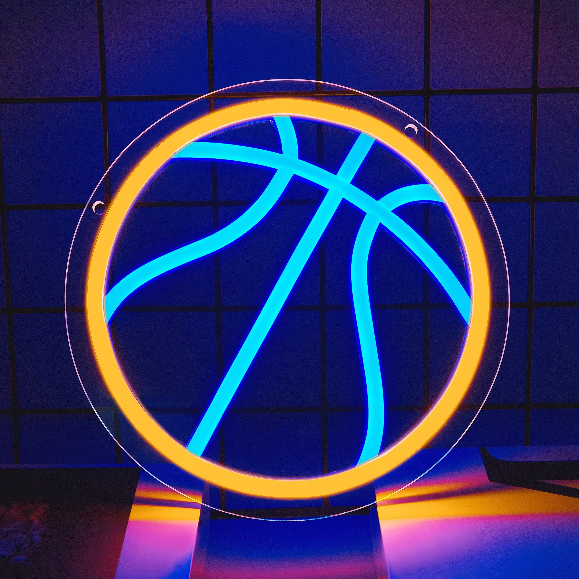 Basketball Neon Signs Basketball Led Neon Light Wall Neon Lights Cool Neon Sign for Room Bedroom Birthday Signs Kids Gift