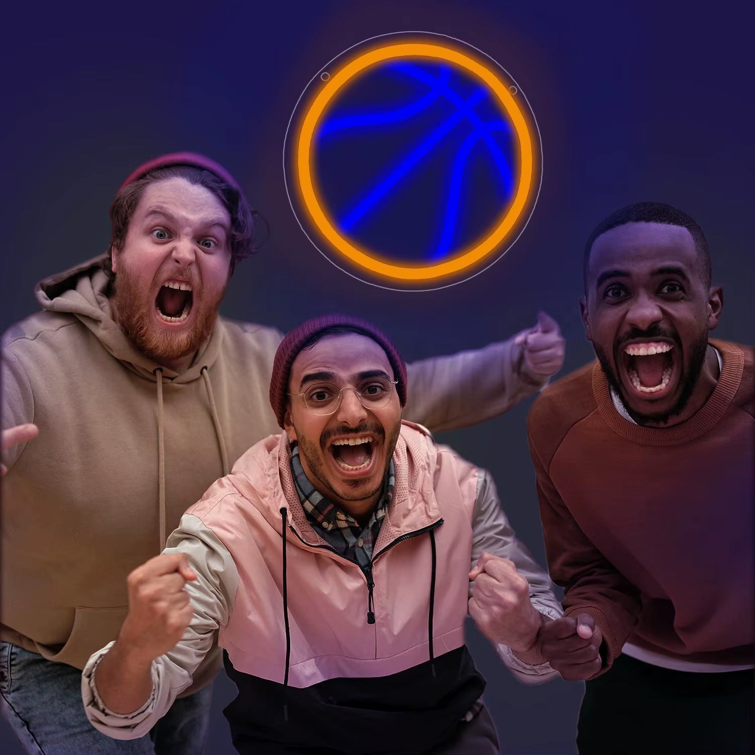 Basketball Neon Signs Basketball Led Neon Light Wall Neon Lights Cool Neon Sign for Room Bedroom Birthday Signs Kids Gift